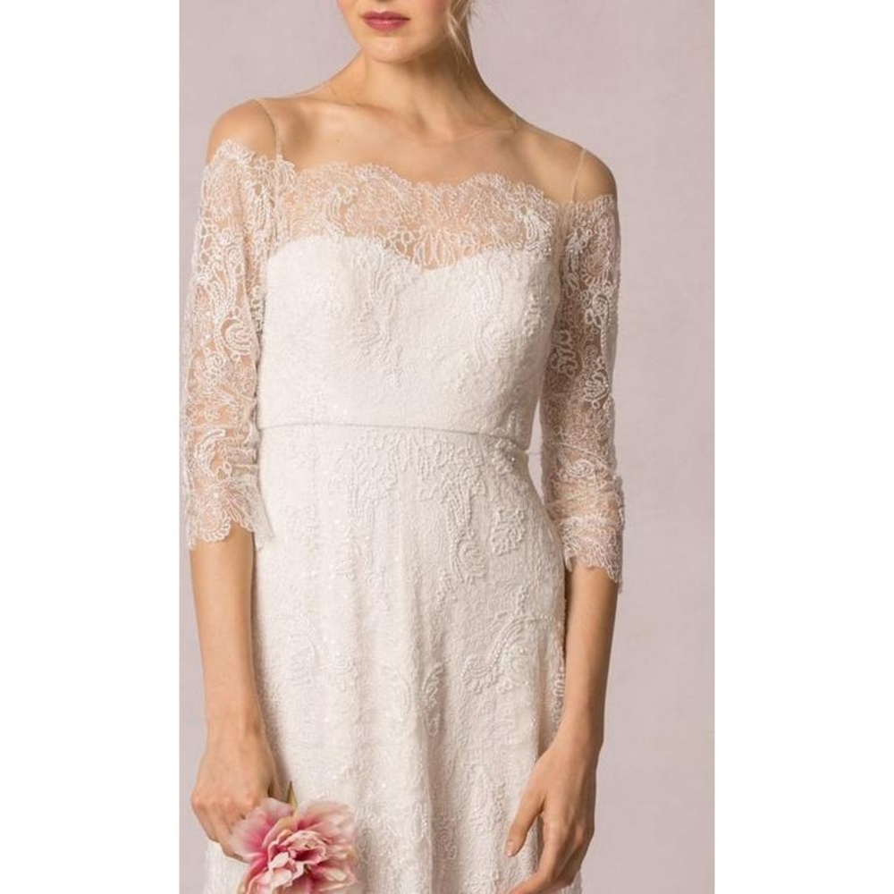 NEW BHLDN JENNY YOO CANDELA LACE WEDDING DRESS GOWN